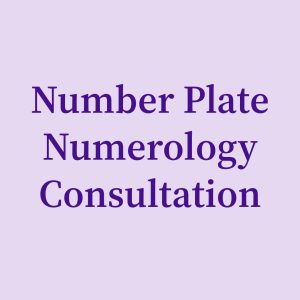 number plate numerology consultation