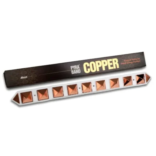 pyramid vastu toilet remedy set basic - jiten pyraband copper