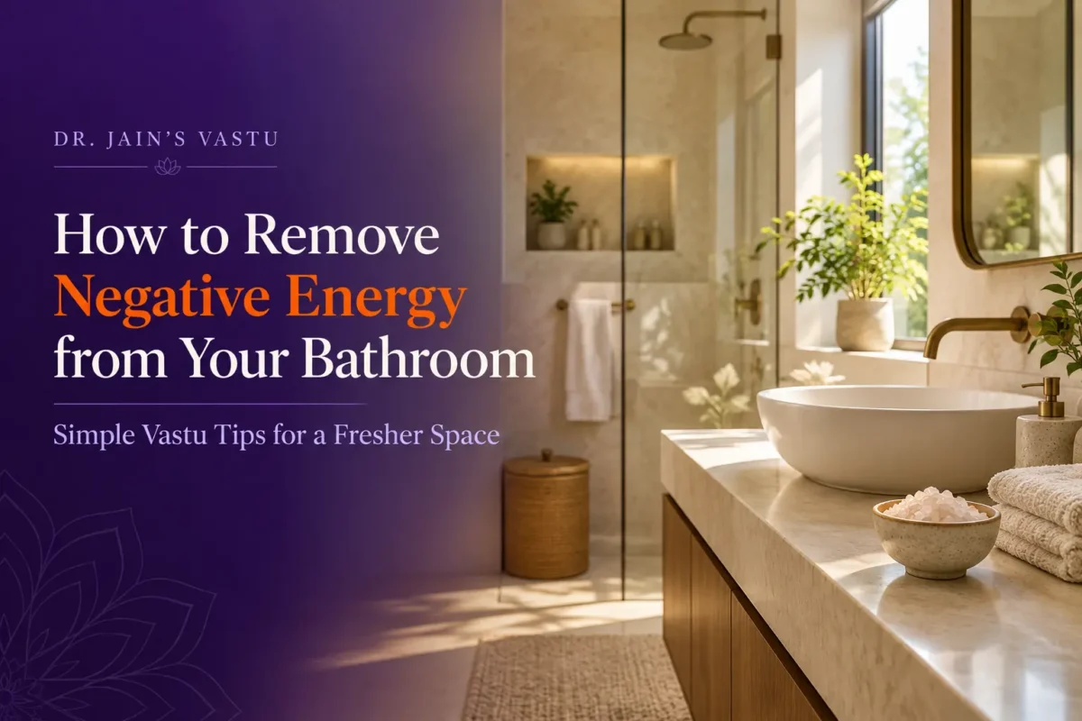 How to Remove Negative Energy from Bathroom
